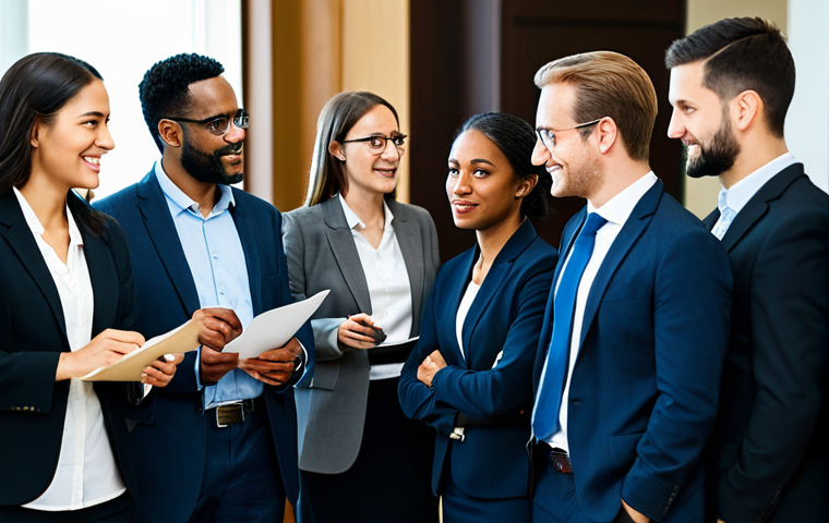 변호사 시험 후 최종 준비 과정 - **A newly licensed lawyer, fully clothed in a professional business suit, standing confidently in fr...