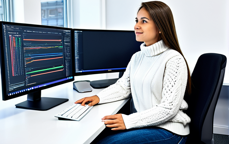 변호사 시험에서 범하는 흔한 실수 - **Image Prompt:** A young female medical student wearing a clean white lab coat, standing in a well-...